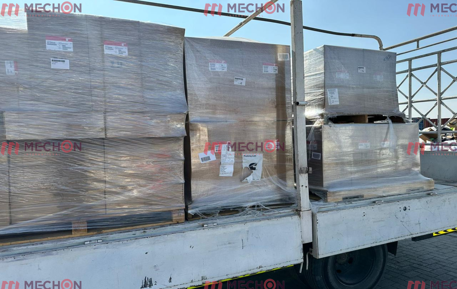 Genuine Heavy Equipment Parts Delivered to Africa